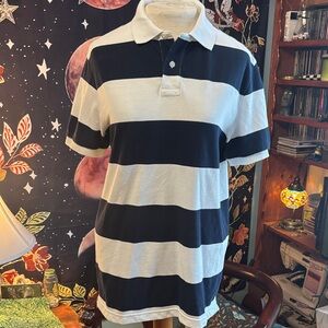 Old Navy Classic Navy and White Polo